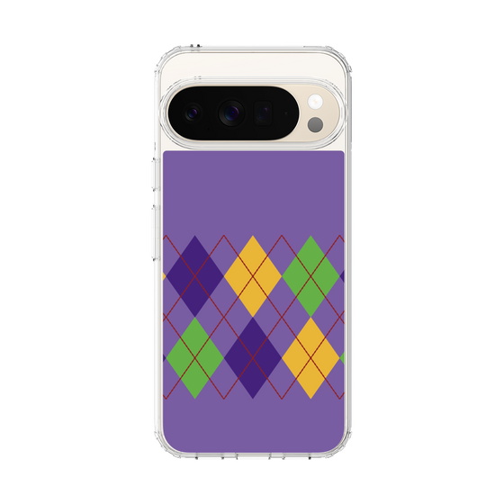 スリムプロテクションケース［ Nordic Argyle - Purple ］