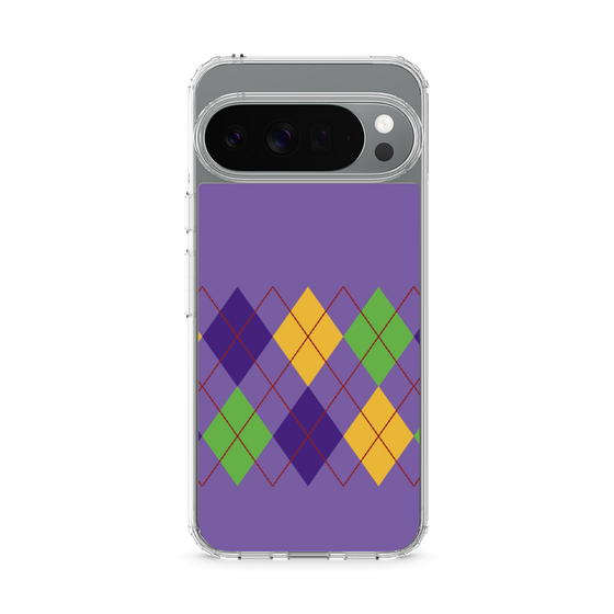 スリムプロテクションケース［ Nordic Argyle - Purple ］