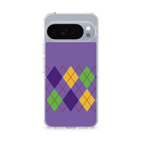スリムプロテクションケース［ Nordic Argyle - Purple ］
