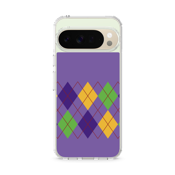 スリムプロテクションケース［ Nordic Argyle - Purple ］