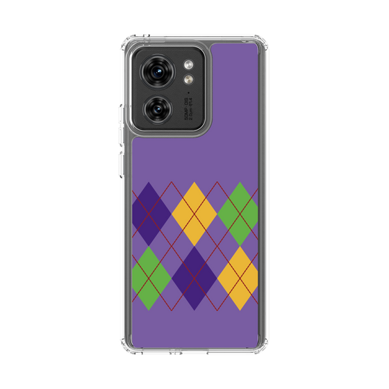 スリムプロテクションケース［ Nordic Argyle - Purple ］