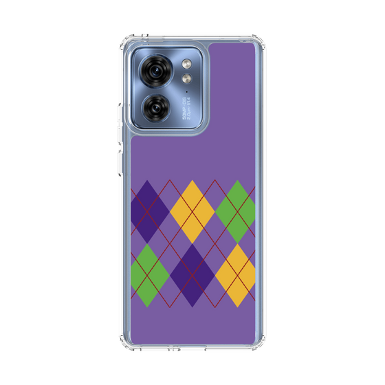 スリムプロテクションケース［ Nordic Argyle - Purple ］