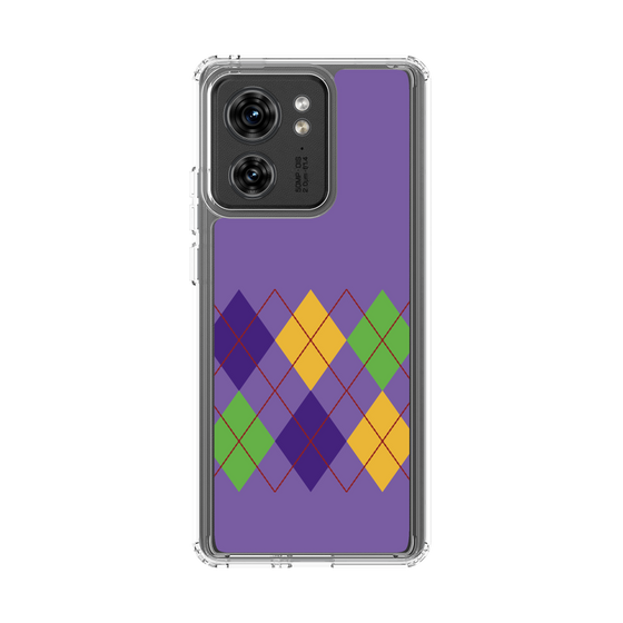 スリムプロテクションケース［ Nordic Argyle - Purple ］