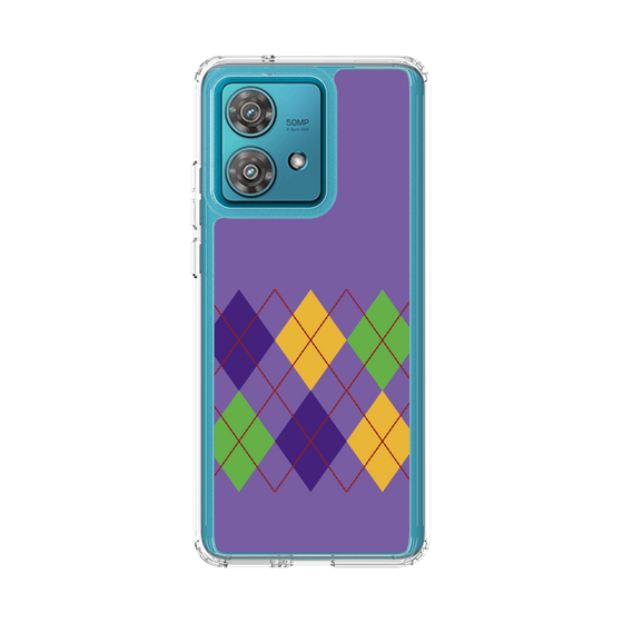スリムプロテクションケース［ Nordic Argyle - Purple ］