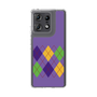 スリムプロテクションケース［ Nordic Argyle - Purple ］