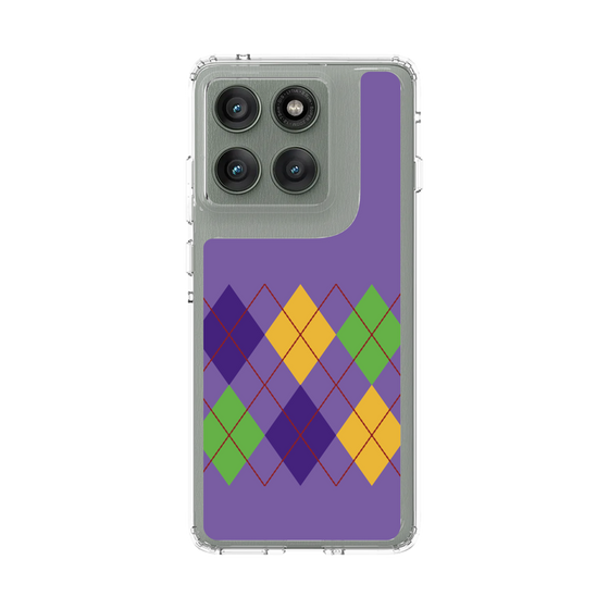 スリムプロテクションケース［ Nordic Argyle - Purple ］