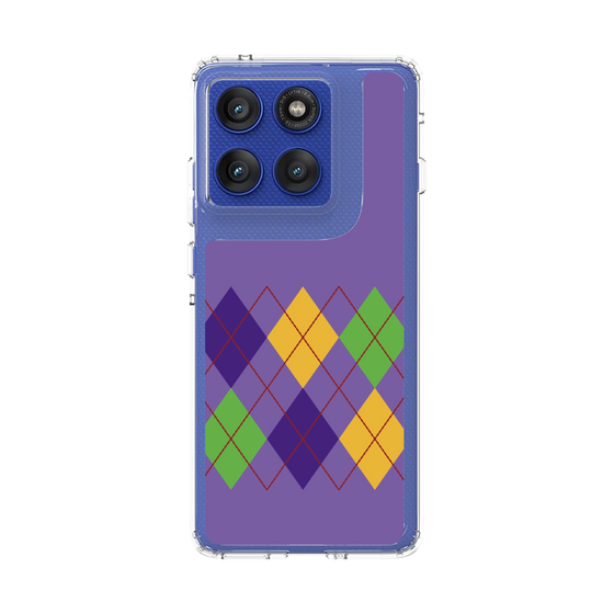 スリムプロテクションケース［ Nordic Argyle - Purple ］