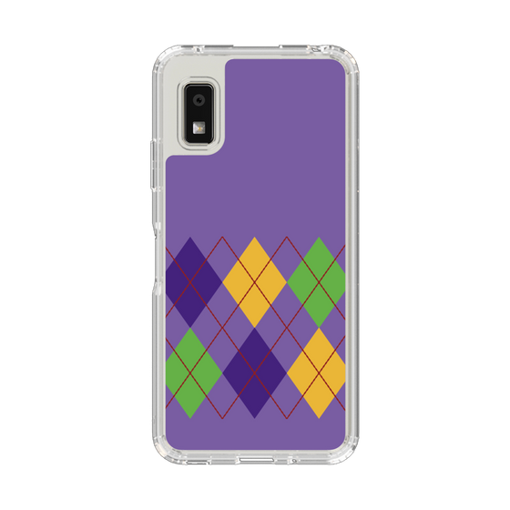 スリムプロテクションケース［ Nordic Argyle - Purple ］