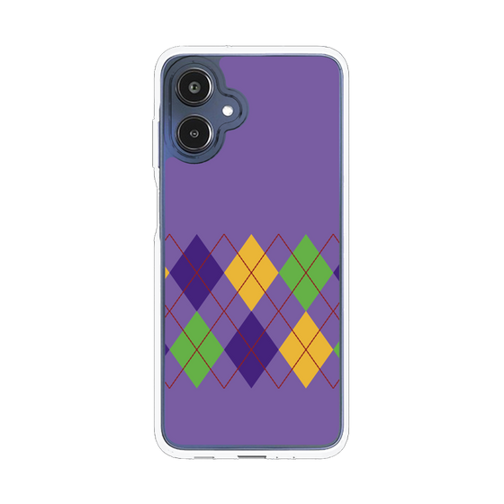 スリムプロテクションケース［ Nordic Argyle - Purple ］