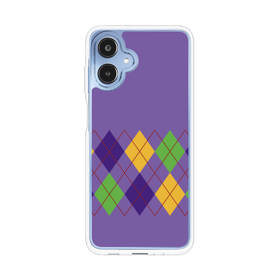 スリムプロテクションケース［ Nordic Argyle - Purple ］