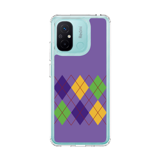 スリムプロテクションケース［ Nordic Argyle - Purple ］