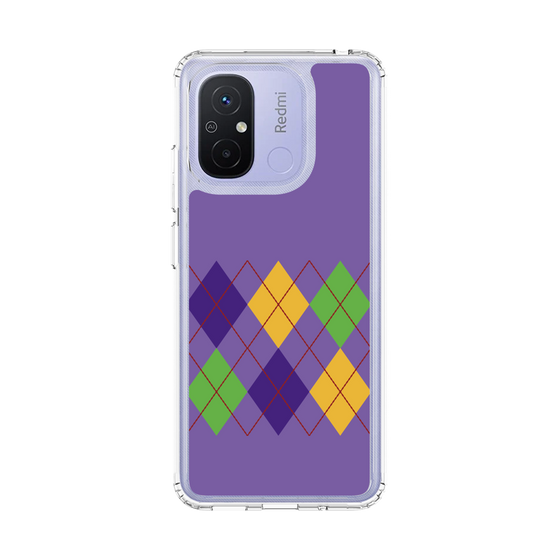 スリムプロテクションケース［ Nordic Argyle - Purple ］