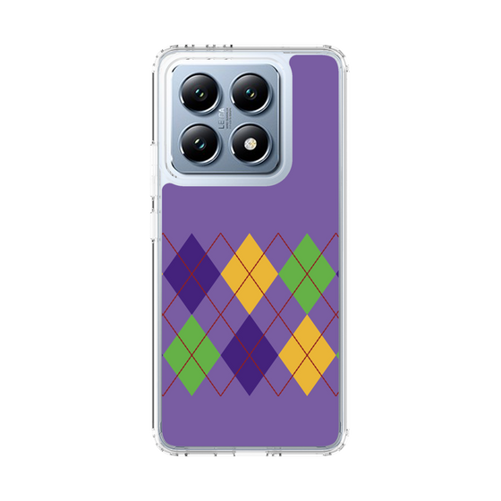 スリムプロテクションケース［ Nordic Argyle - Purple ］