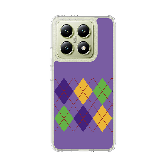 スリムプロテクションケース［ Nordic Argyle - Purple ］