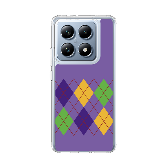 スリムプロテクションケース［ Nordic Argyle - Purple ］
