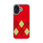 スリムプロテクションケース［ Nordic Argyle - Red ］