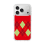 スリムプロテクションケース［ Nordic Argyle - Red ］