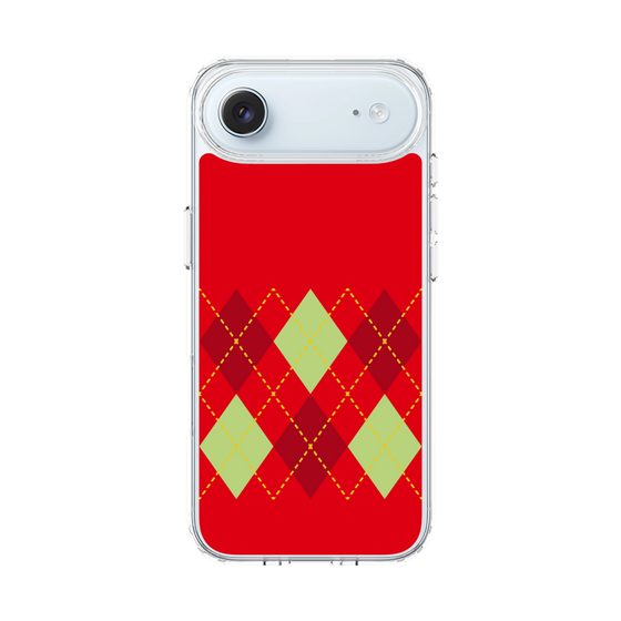 スリムプロテクションケース［ Nordic Argyle - Red ］