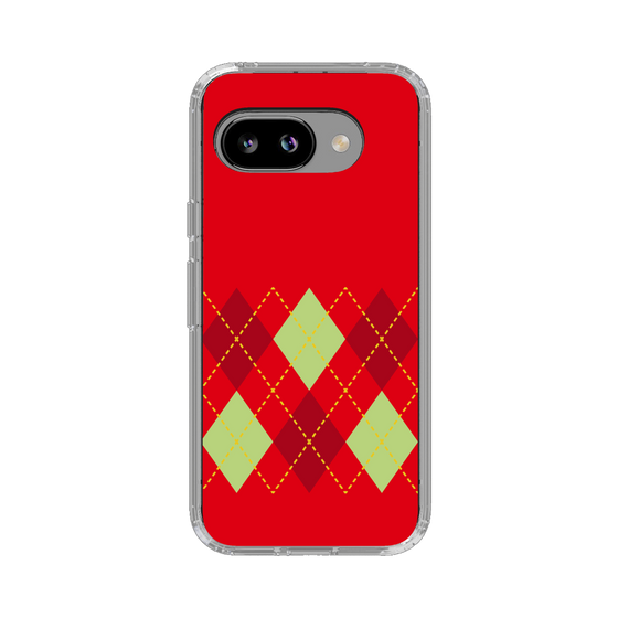 スリムプロテクションケース［ Nordic Argyle - Red ］