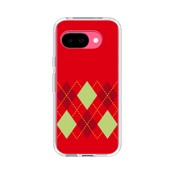 スリムプロテクションケース［ Nordic Argyle - Red ］