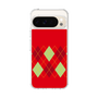 スリムプロテクションケース［ Nordic Argyle - Red ］