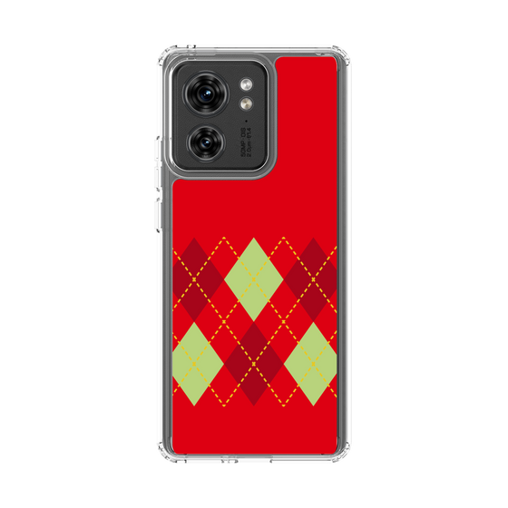 スリムプロテクションケース［ Nordic Argyle - Red ］