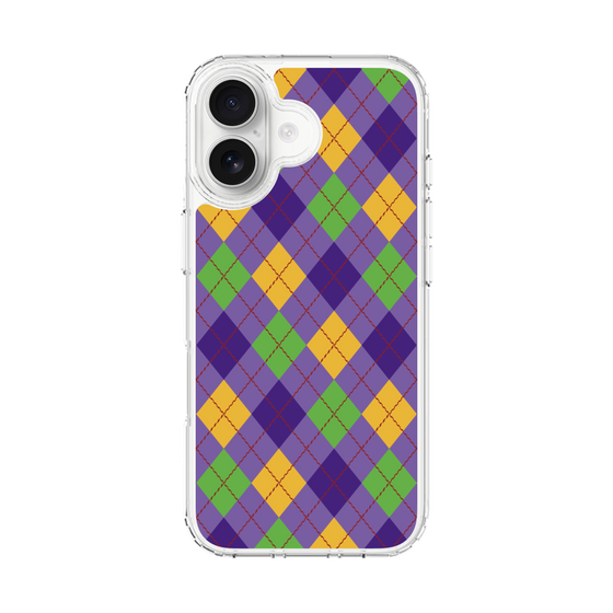 スリムプロテクションケース［ Argyle - Purple ］
