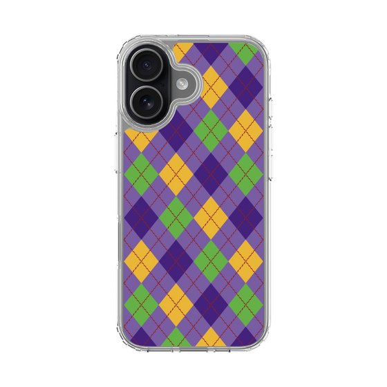 スリムプロテクションケース［ Argyle - Purple ］