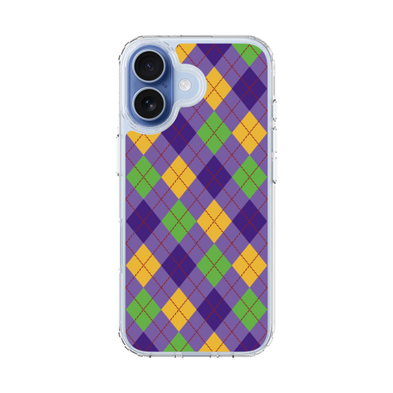 スリムプロテクションケース［ Argyle - Purple ］