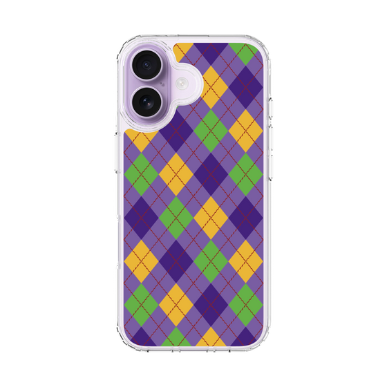 スリムプロテクションケース［ Argyle - Purple ］
