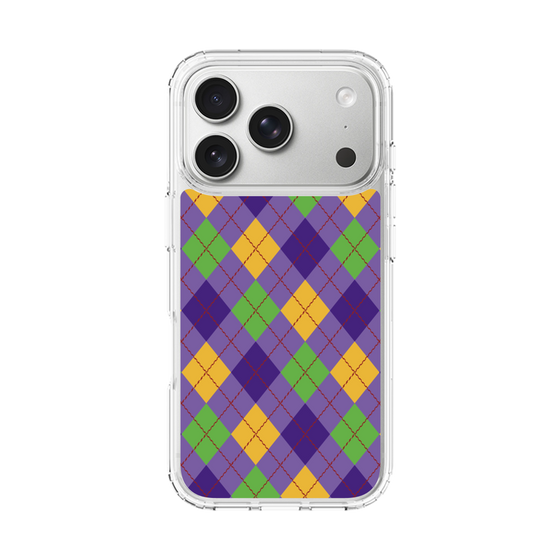 スリムプロテクションケース［ Argyle - Purple ］
