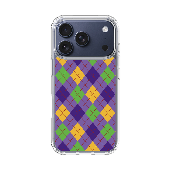 スリムプロテクションケース［ Argyle - Purple ］