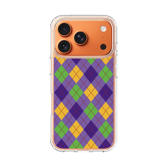 スリムプロテクションケース［ Argyle - Purple ］
