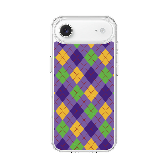 スリムプロテクションケース［ Argyle - Purple ］