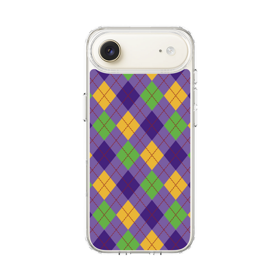 スリムプロテクションケース［ Argyle - Purple ］
