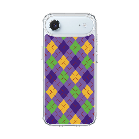 スリムプロテクションケース［ Argyle - Purple ］