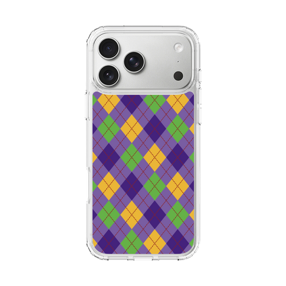 スリムプロテクションケース［ Argyle - Purple ］