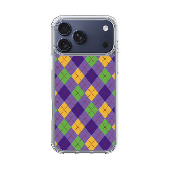 スリムプロテクションケース［ Argyle - Purple ］