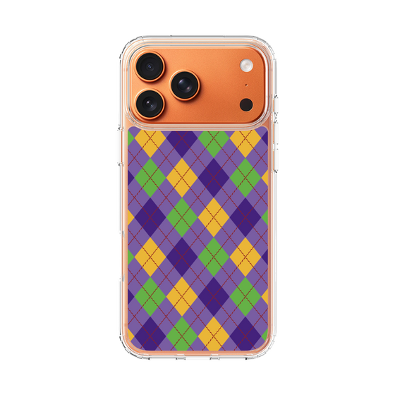 スリムプロテクションケース［ Argyle - Purple ］