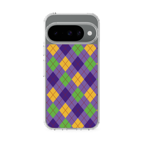 スリムプロテクションケース［ Argyle - Purple ］