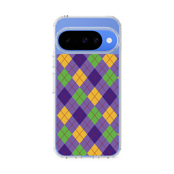 スリムプロテクションケース［ Argyle - Purple ］
