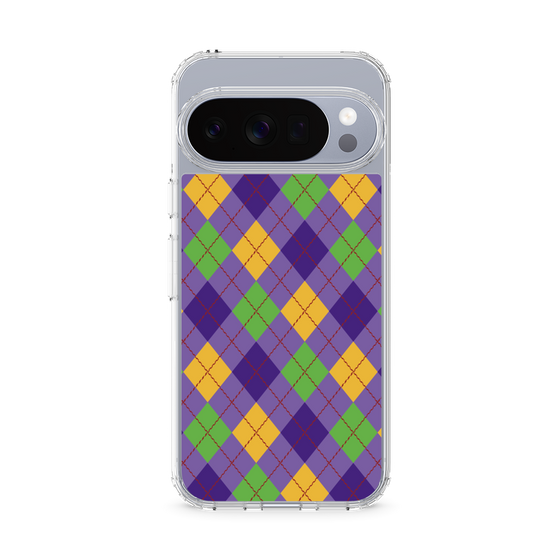 スリムプロテクションケース［ Argyle - Purple ］