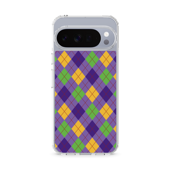 スリムプロテクションケース［ Argyle - Purple ］