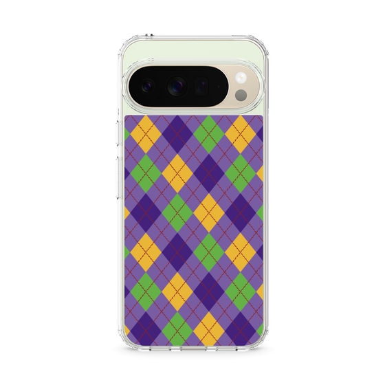スリムプロテクションケース［ Argyle - Purple ］