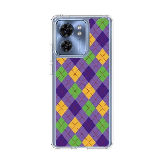 スリムプロテクションケース［ Argyle - Purple ］