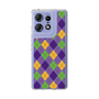 スリムプロテクションケース［ Argyle - Purple ］
