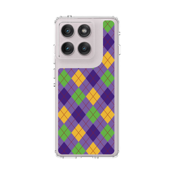 スリムプロテクションケース［ Argyle - Purple ］