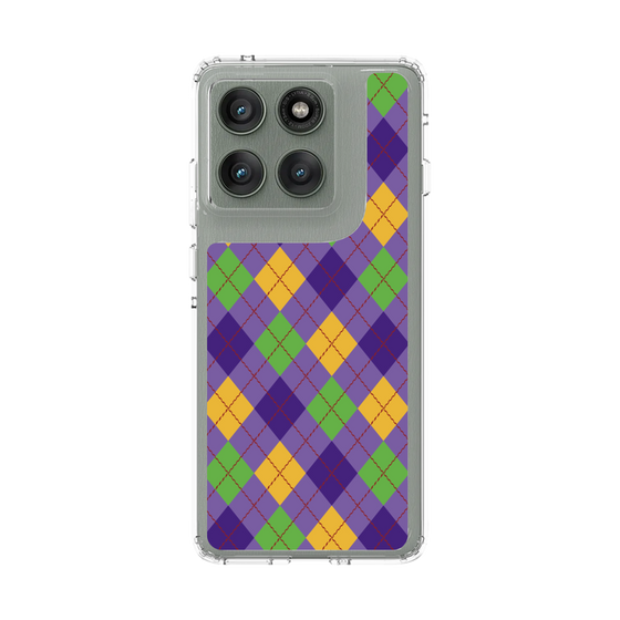 スリムプロテクションケース［ Argyle - Purple ］