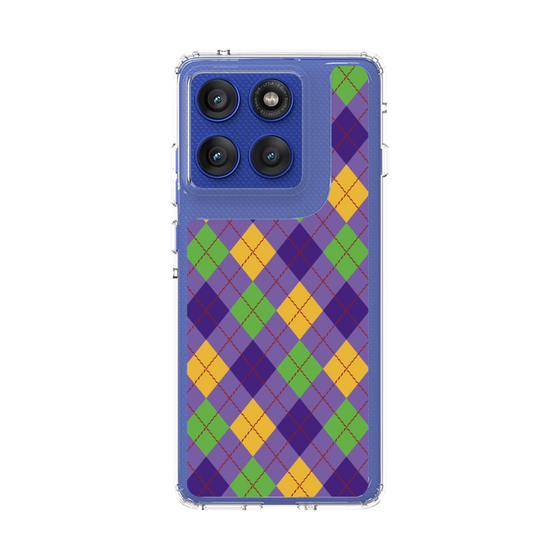 スリムプロテクションケース［ Argyle - Purple ］