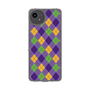 スリムプロテクションケース［ Argyle - Purple ］